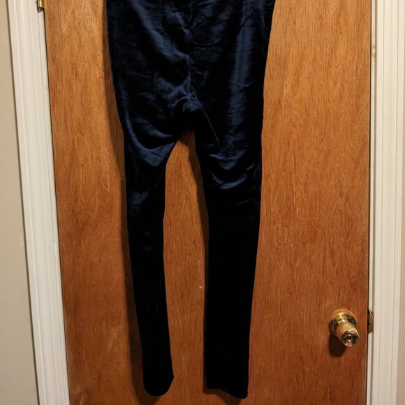 Dark Blue Soft Velvet Tights, Felina brand, Size XXL - Picture 2 of 3